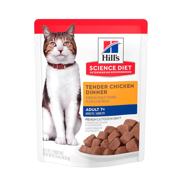 Alimento Húmedo De Hills Adult 7+ Tender Chicken