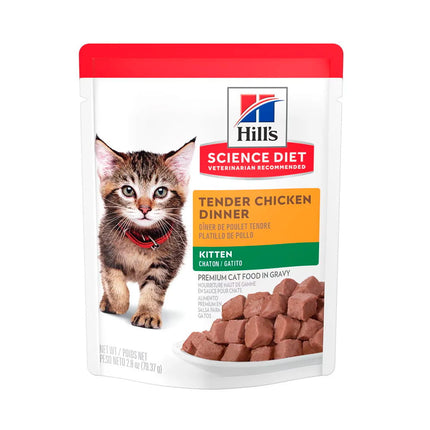 Alimento Húmedo De Hills Kitten Tender Chicken