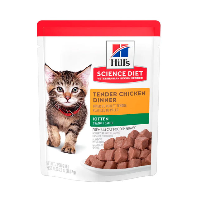 Alimento Húmedo De Hills Kitten Tender Chicken