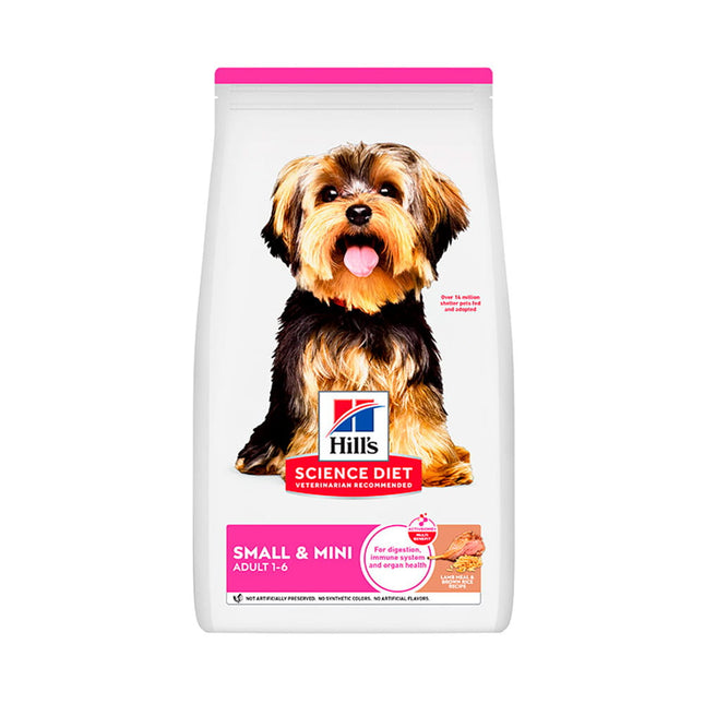 Alimento Seco De Hills Adult Small & Mini Lamb & Rice