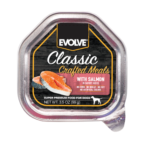 Alimento Húmedo De Evolve Bandeja de Salmon