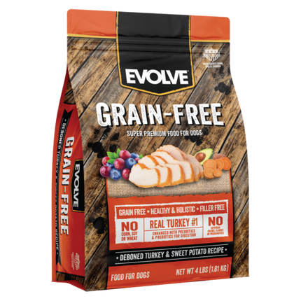 Alimento Seco De Evolve Grain Free Turkey Pavo