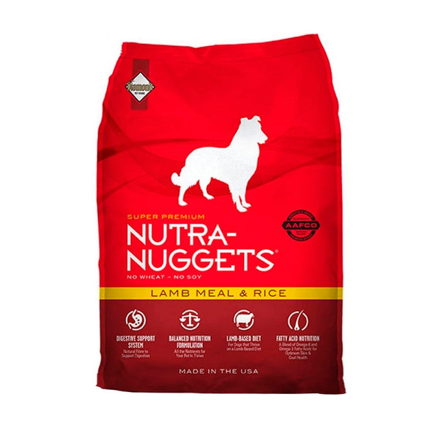 Alimento Seco De Nutranuggets Adulto Lamb&Rice