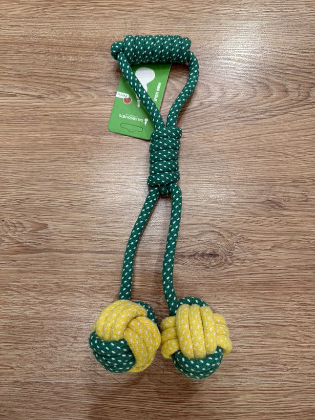 Juguete Cuerda Doble Pelota