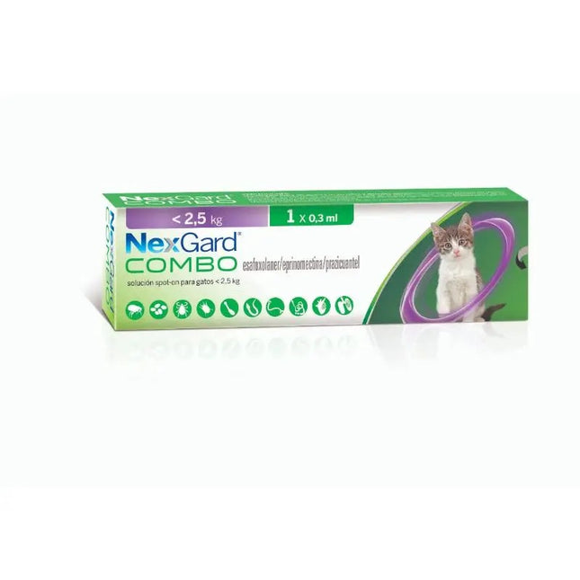 Desparasitante Nexgard Combo Gatos Interno y Externo