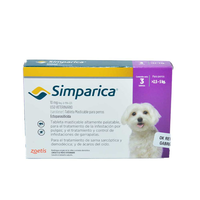 Desparasitante Simparica Externo