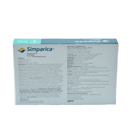 Desparasitante Simparica Externo