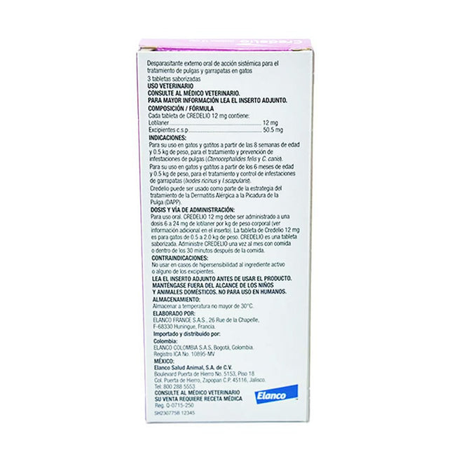 Desparasitante Credelio Cat Externo