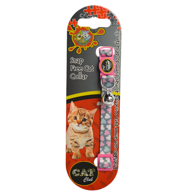 Collar Importado para Gato Corazoncitos