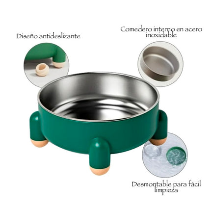 Comedero Metalico 4 Paticas
