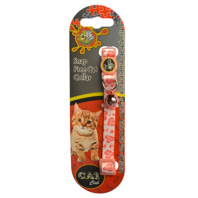 Collar Importado para Gato Corazones Grande