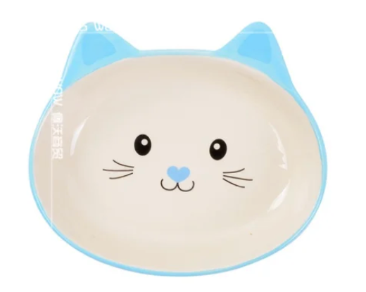 Comedero de Cerámica Plano Gatos