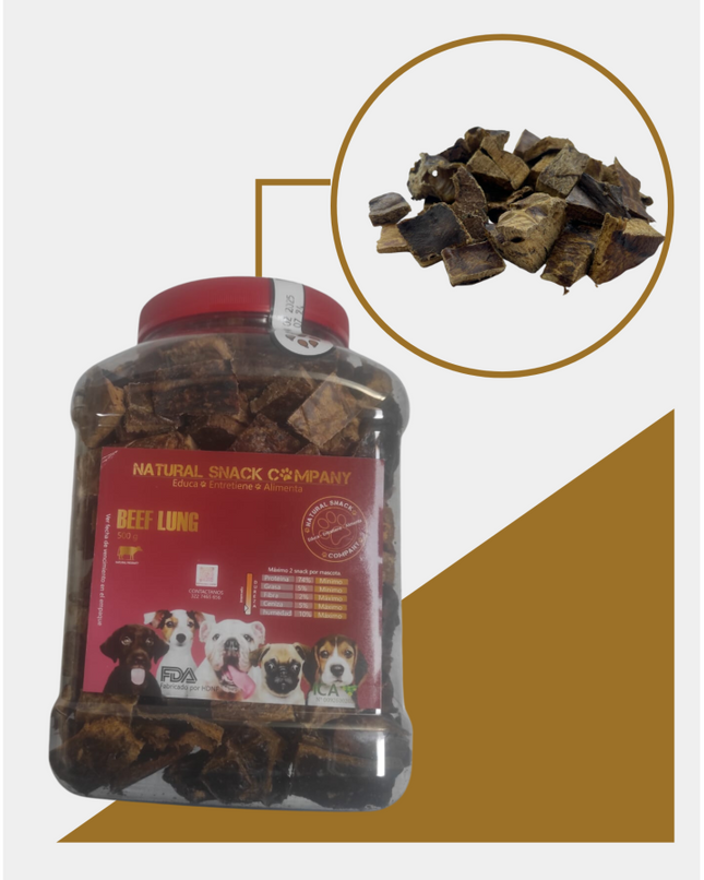 Pulmón de Res Deshidratado Beef Lung Bombonera