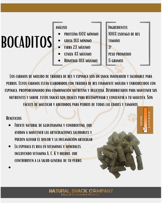 Bocaditos de Res Deshidratado Mini Bombonera