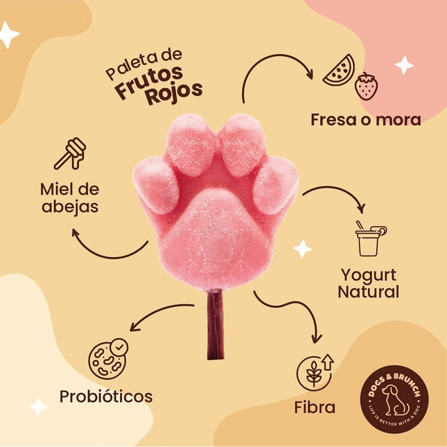 Helado Yogurt Frutos Rojos