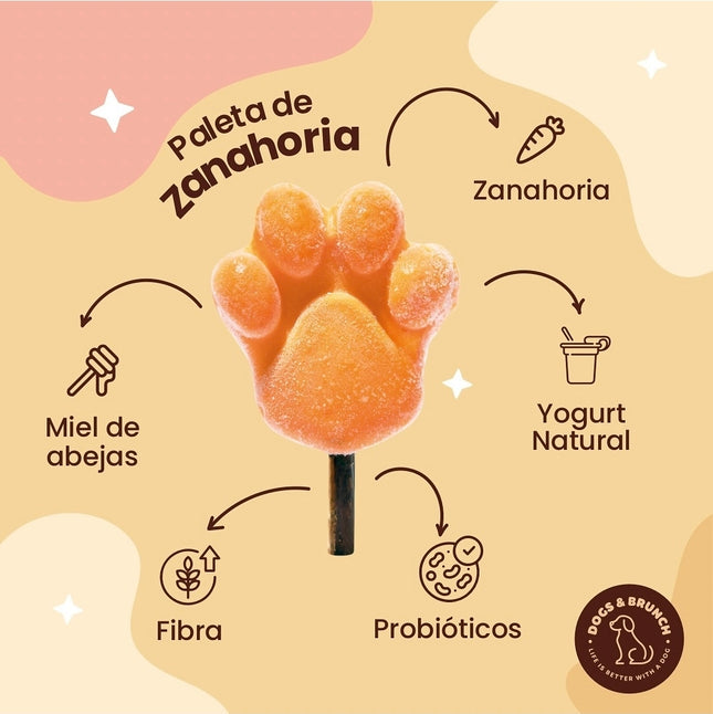 Helado Yogurt y Zanahoria