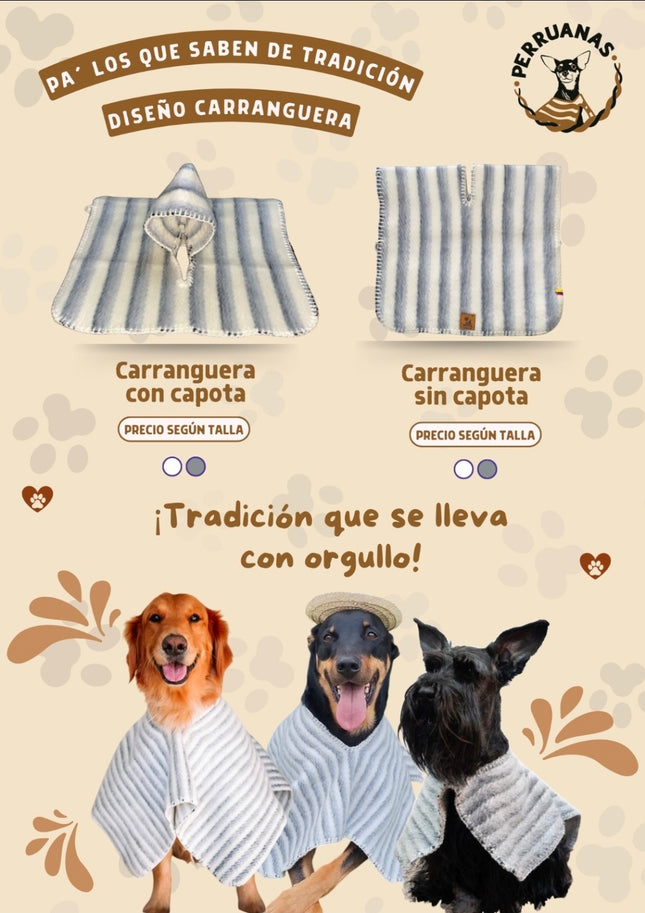 Ruana Con Capota