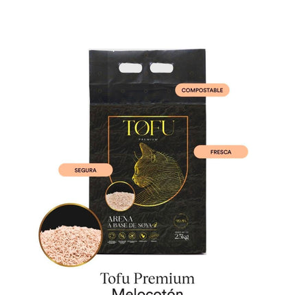 Arena Tofu Melocotón