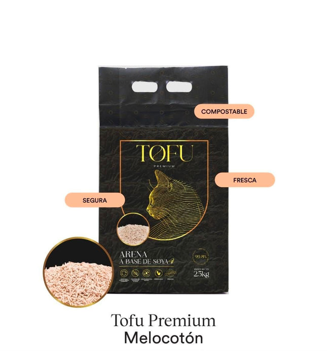 Arena Tofu Melocotón