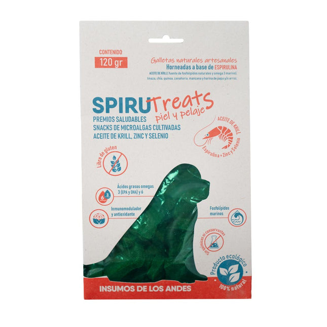 Spirutreats Piel y Pelaje Suplemento Galleta