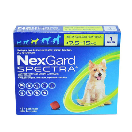 Desparasitante Nexgard Spectra Interno y Externo
