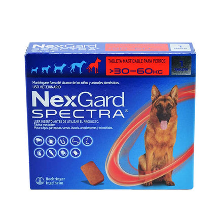 Desparasitante Nexgard Spectra Interno y Externo