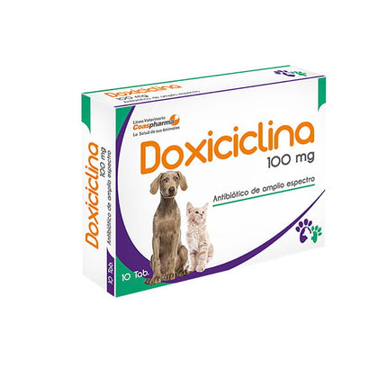 Doxiciclina 10 tabletas Antibiótico