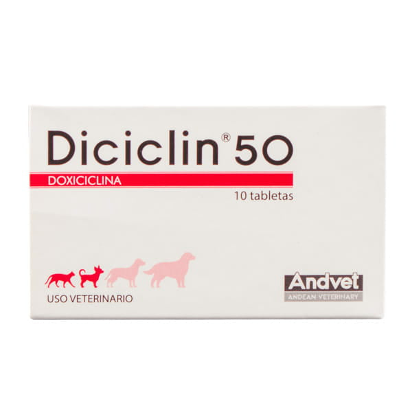 Diciclin 10 tabletas Antibiótico