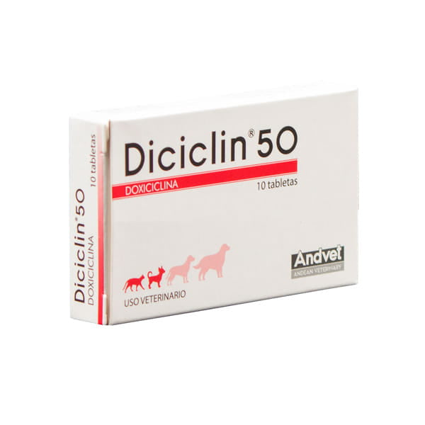 Diciclin 10 tabletas Antibiótico