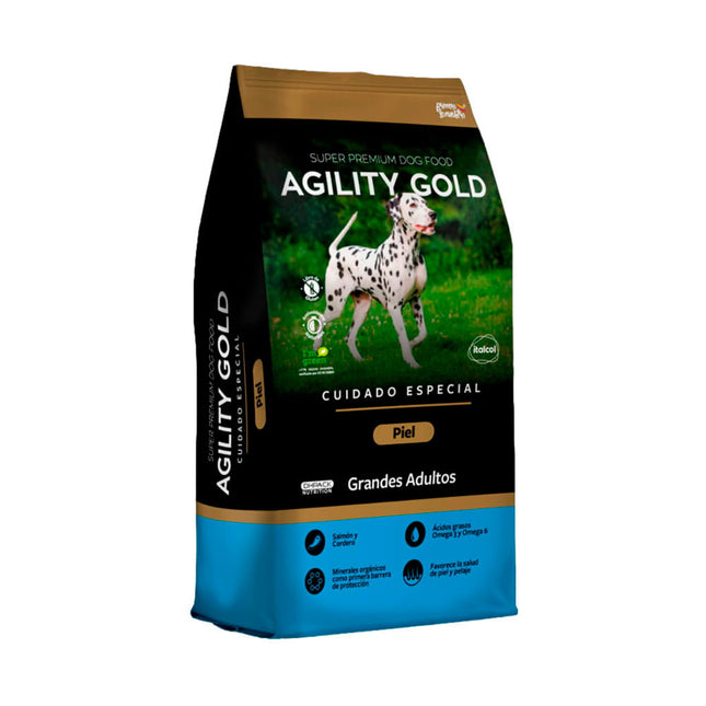 Alimento Seco De Agility Piel Grandes Adultos