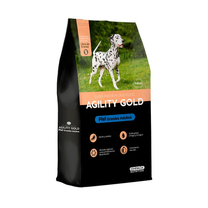 Alimento Seco De Agility Piel Grandes Adultos