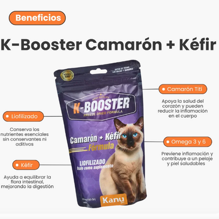 K Booster Liofilizado Camaron Suplemento