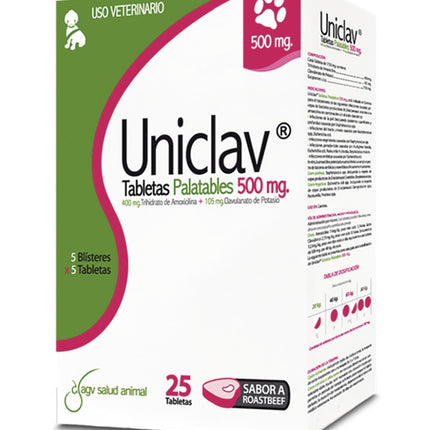 Uniclav *1 tableta Antibiótico