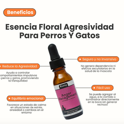 Esencia Floral Agresividad Gotas