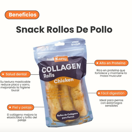 Rollos de Colageno de Pollo
