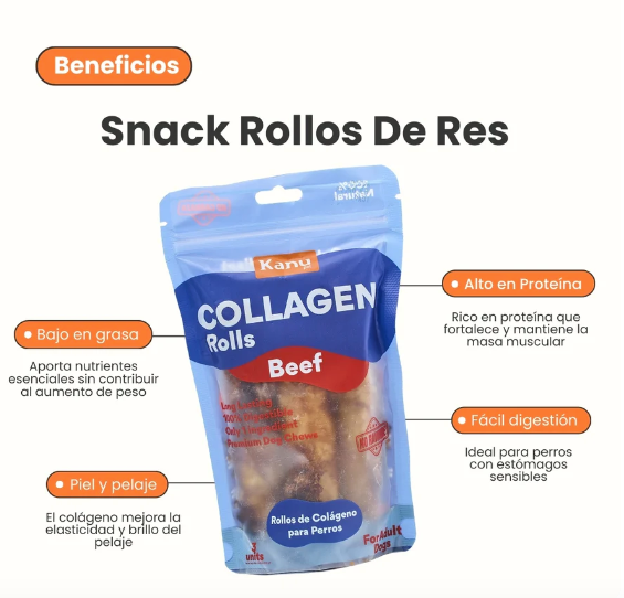 Rollos de Colageno de Res