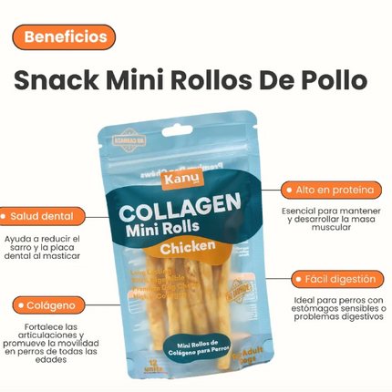 Rollo de Colageno Mini Pollo
