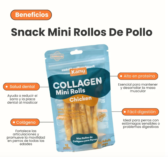 Rollo de Colageno Mini Pollo