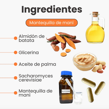 Hueso Grande Mantequilla de Mani y Batata