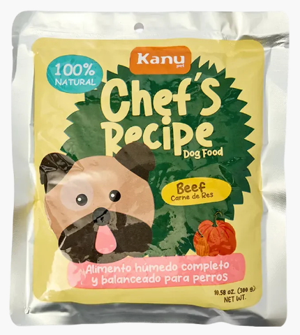 Alimento Húmedo De Kanu Chef`s Recipe Carne de Res