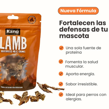 Lamb Trozos de Cordero Deshidratado