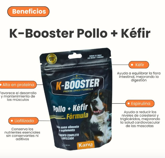 K Booster Liofilizado Pollo Suplemento