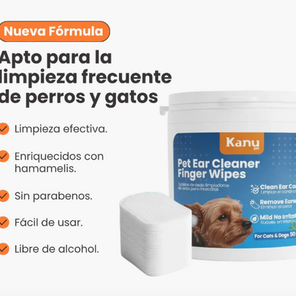 Toallitas de Dedo Limpiadoras de Oidos