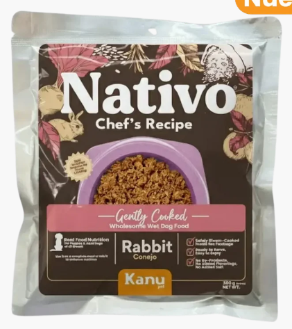 Alimento Húmedo De Kanu Chef`s Recipe Conejo
