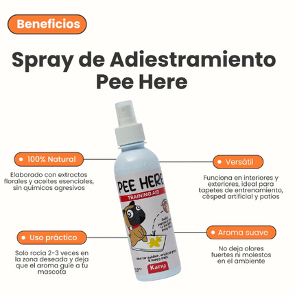 Spray Adiestramiento Pee Here