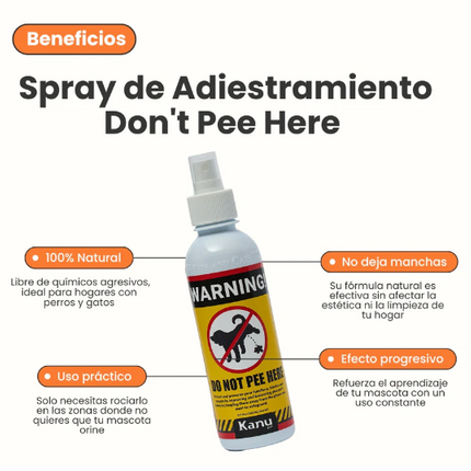 Spray Adiestramiento Dont Pee Here