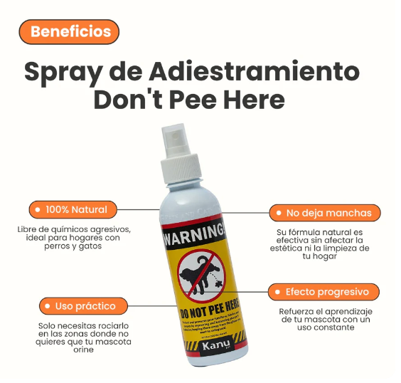 Spray Adiestramiento Dont Pee Here