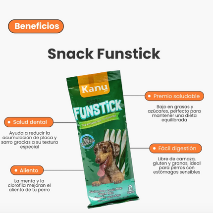 Oral Fun Stick Placa y Sarro Sabor a Menta