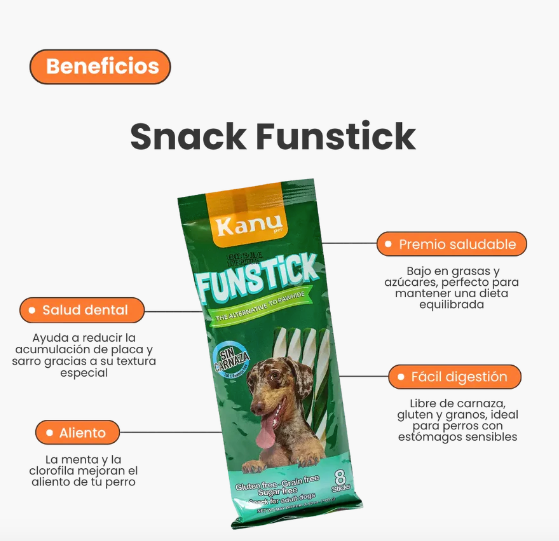 Oral Fun Stick Placa y Sarro Sabor a Menta