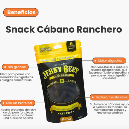 Cabanos Jerky Beef Ranch Flavor